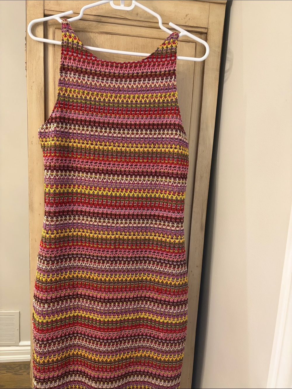 Anne•x Multicolor Striped Knit Dress